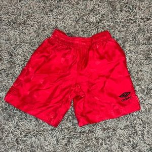Kids Umbro Soccer Shorts. Size XS